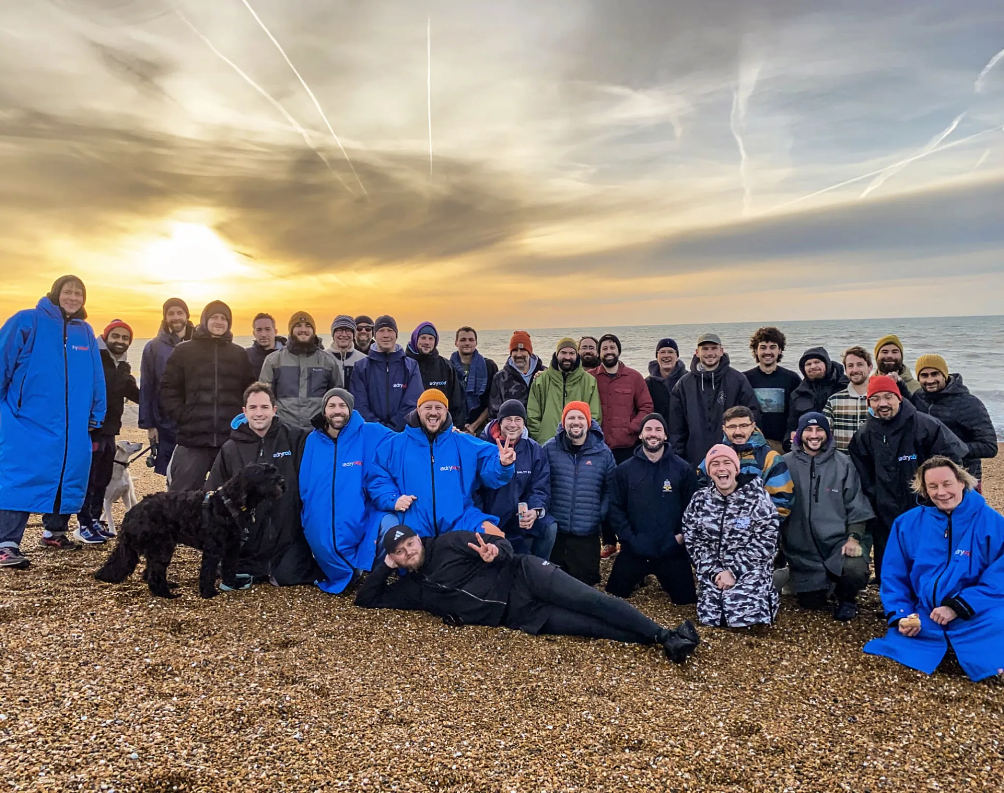 IceBreakers Brighton sea dip