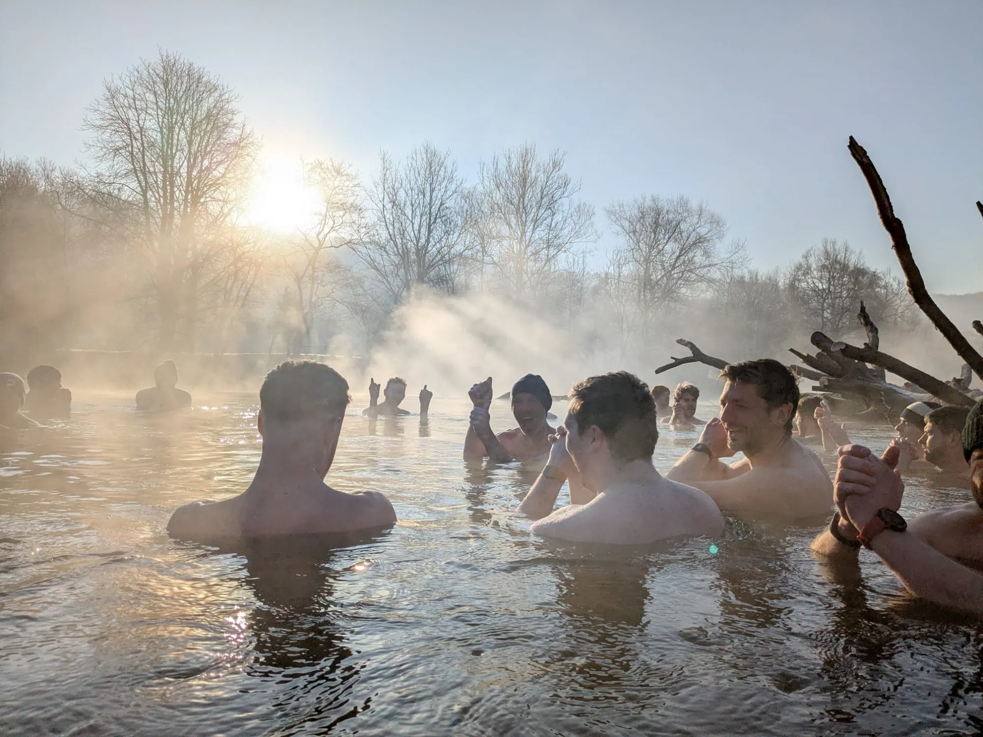 IceBreakers community cold water dip